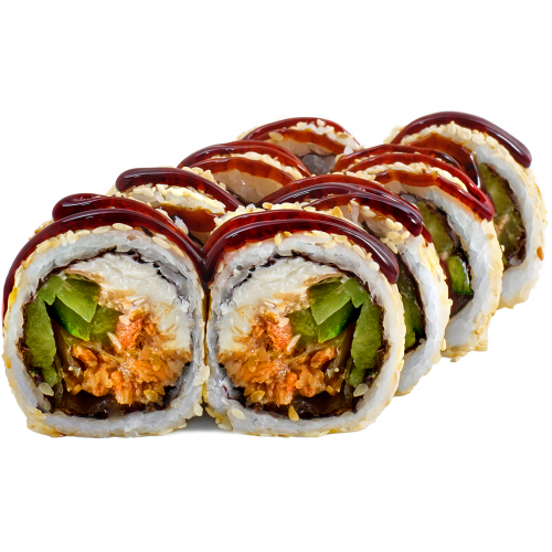 Сирний з печеним лососем